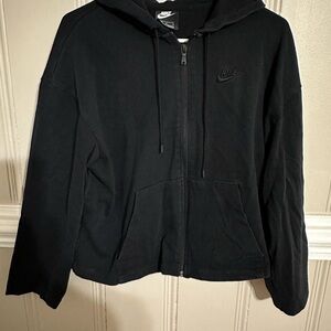 Nike Women's Black Hoodie Jacket